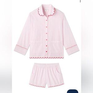 Lake Pajamas Lottie Shorts Set in primrose stripe